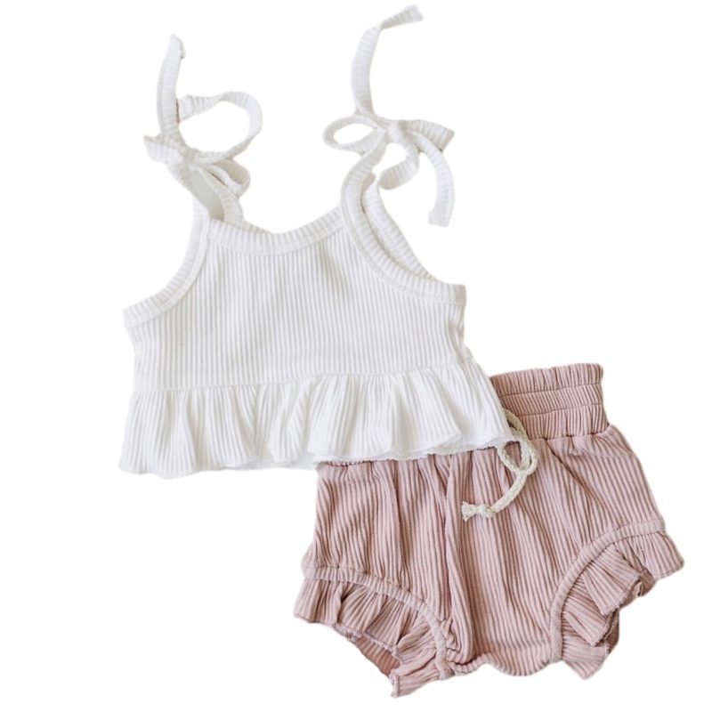 Baby Stripe Stretch Vest Shorts - Image 4