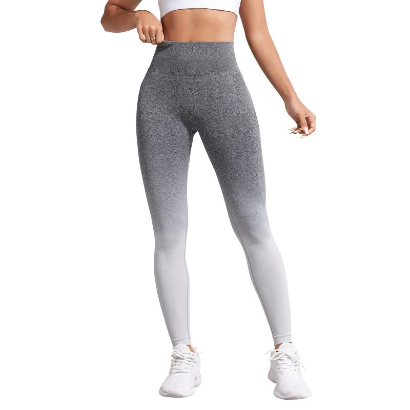 Quick-drying Knitted Hip Sports Yoga Pants - Image 5