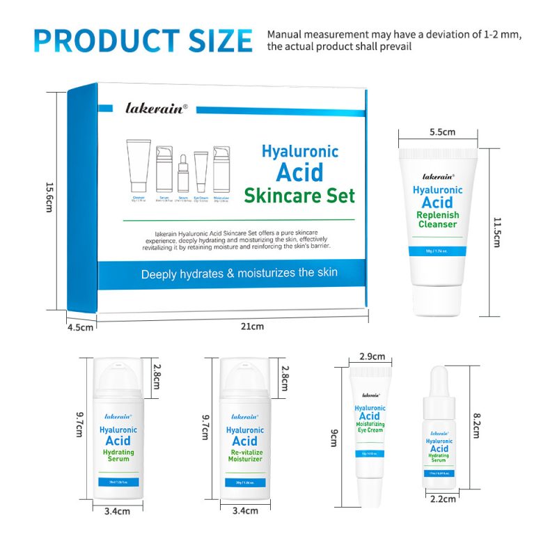 Facial Hydrating Hyaluronic Acid Skin Care Set - Image 2