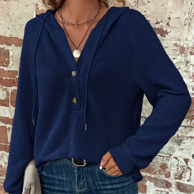 Casual Drawstring Top