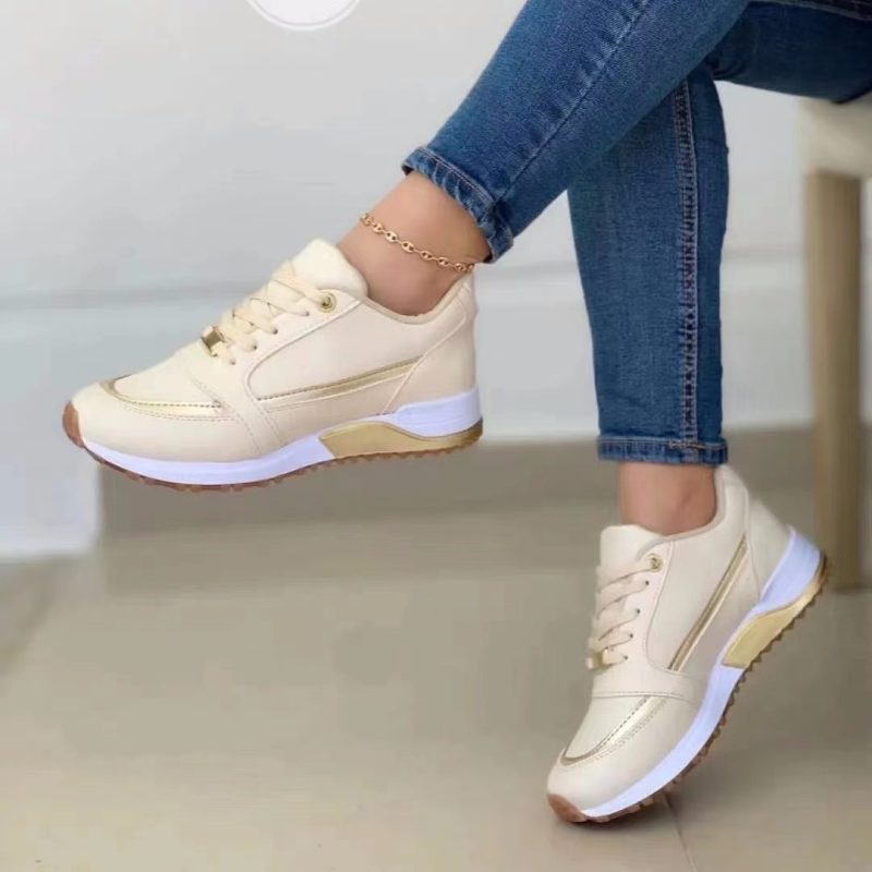 Casual Lace-up Flat Shoes - Image 4