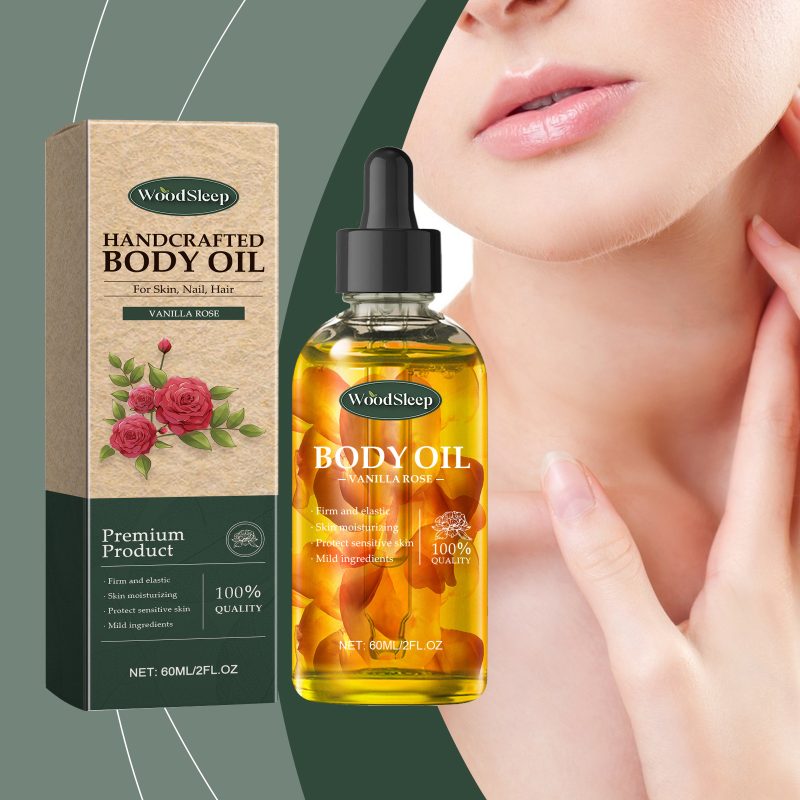 Handmade Vanilla Rose Skin Body Oil