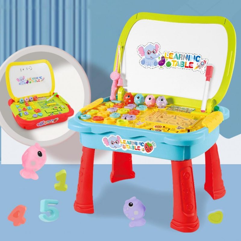 Multi Functional Puzzle Learning Table