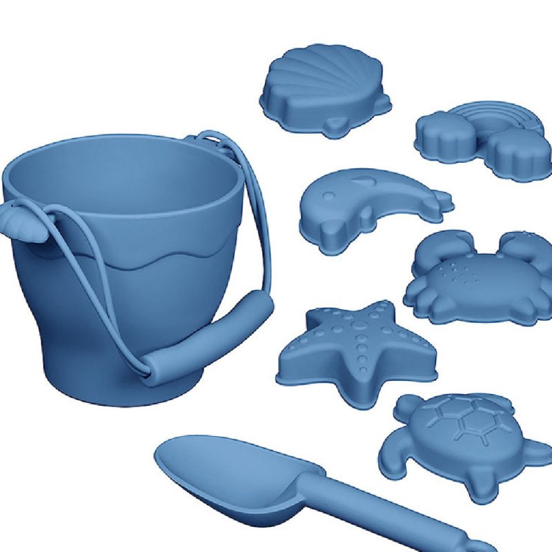 Silicone Children's Beach Mud Bucket Toy - Image 6