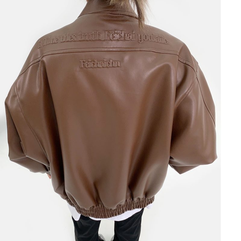 Troniche Steel Stamp Leather Jacket - Image 3