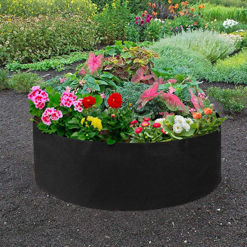 Round Garden Raised Bed Planter Pot