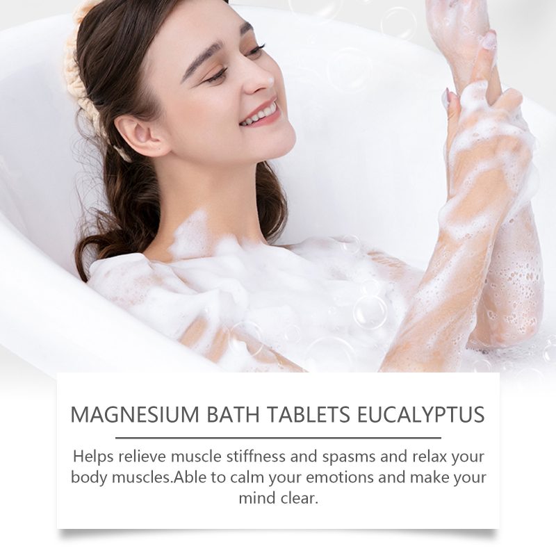 Eucalyptus Magnesium Body Cleaning Bath Tablet - Image 4