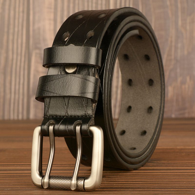 Men's Casual Leather Personality Belt - Image 3