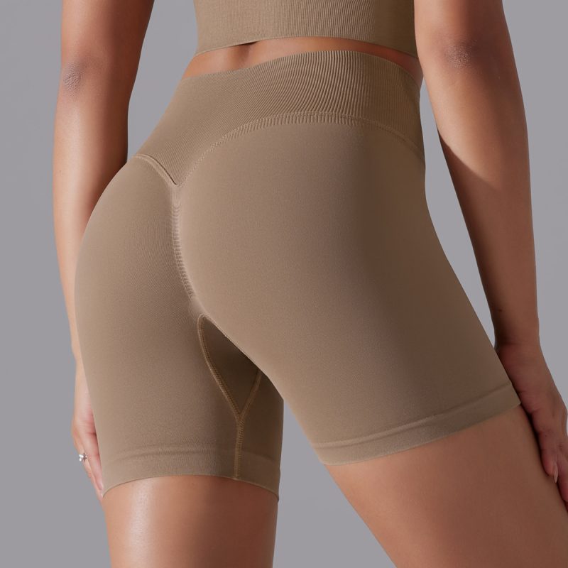 High Elastic Skinny Yoga Shorts - Image 2