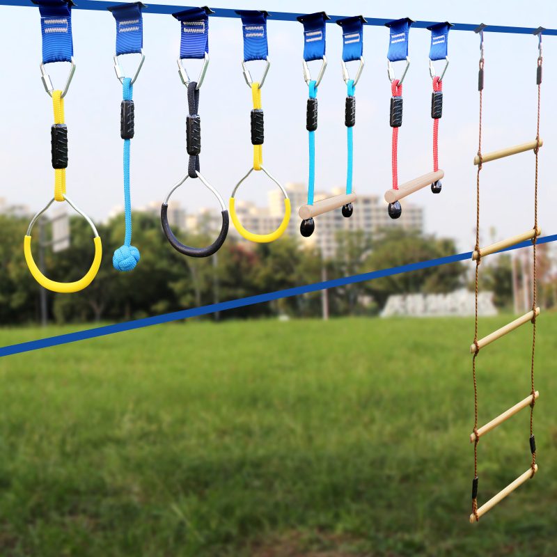 Outdoor Swing Balance Obstacle Course Kit