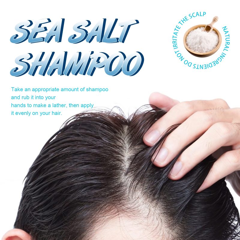 Anti-dandruff Deep Cleaning Sea Salt Shampoo - Image 3