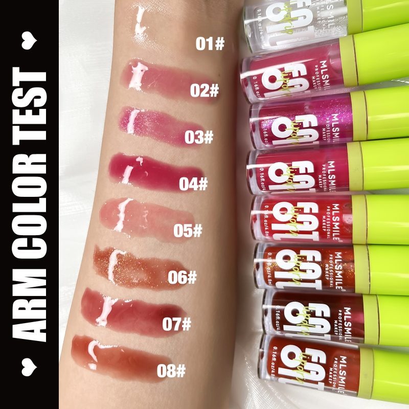 8 Colors Shiny Surface Lip Gloss Suit - Image 3