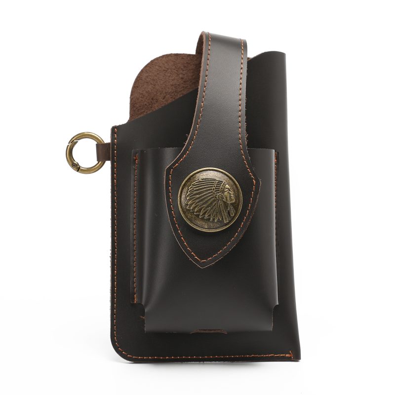 Leather Belt Phone Bag - Image 9