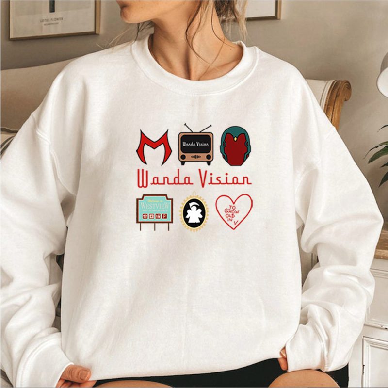 Retro TV-Inspired Print Sweatshirt - Image 3