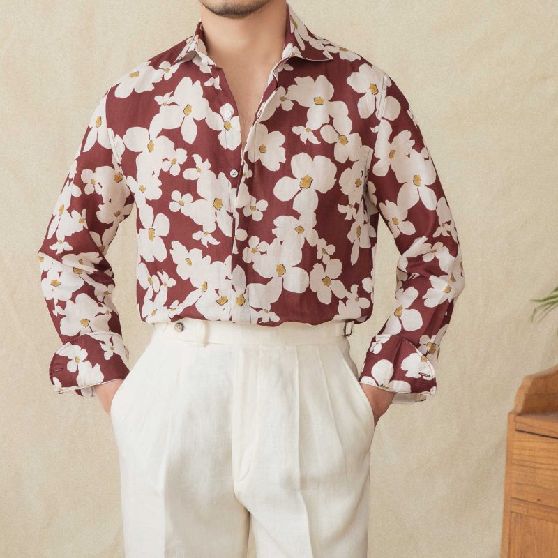 Printed Long Sleeve Shirt - Image 3