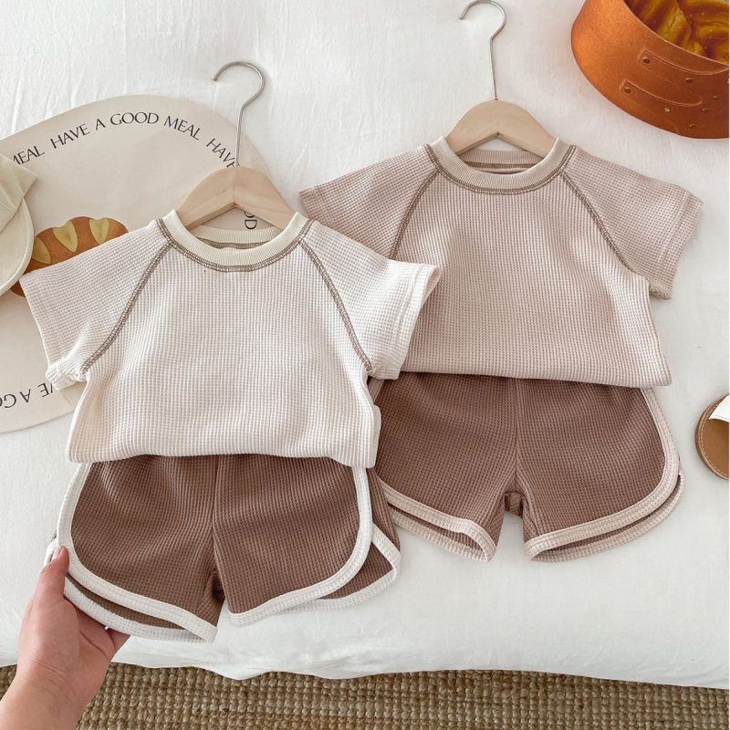 Unisex Baby Short Sleeve Outfit