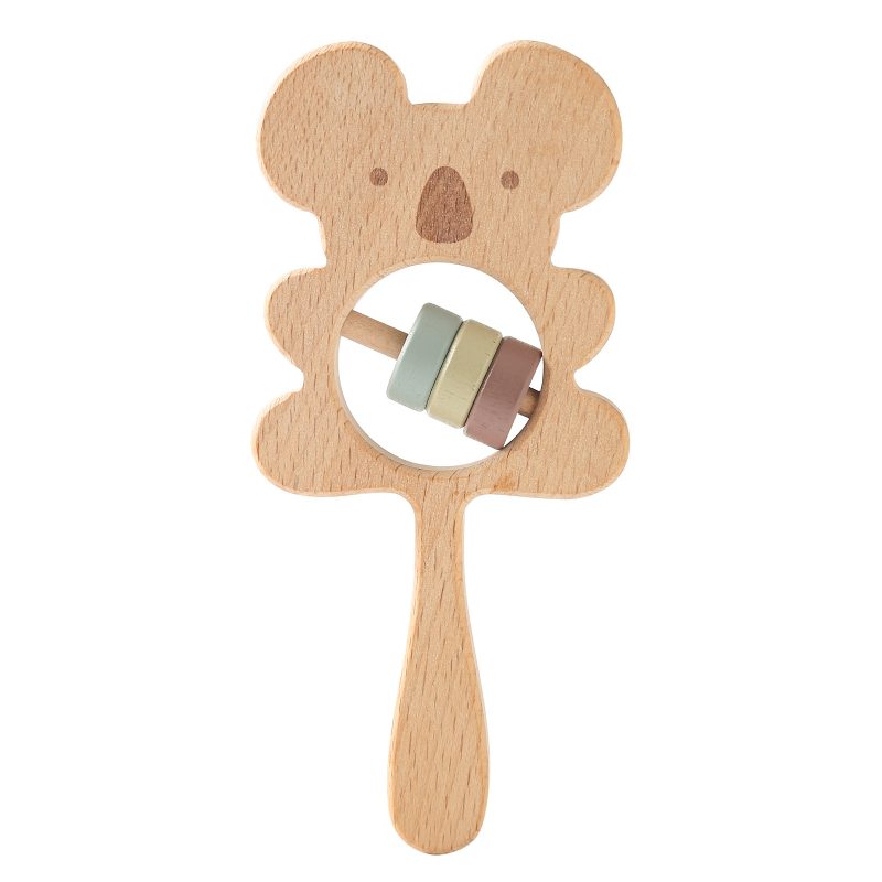 Hand-Held DIY Soothing Wooden Rattle Toys - Image 3