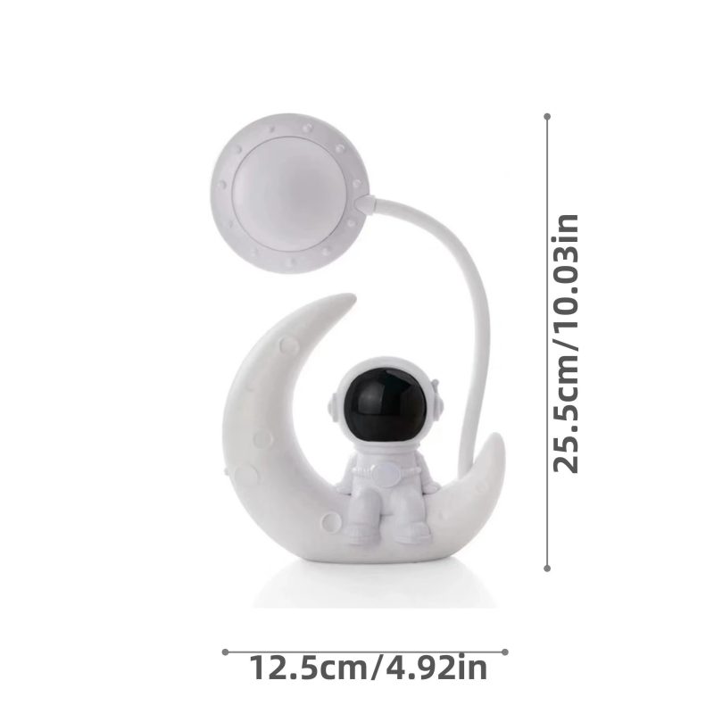 Creative Moon Astronaut Nightlight LED Desk Lamp - Image 4