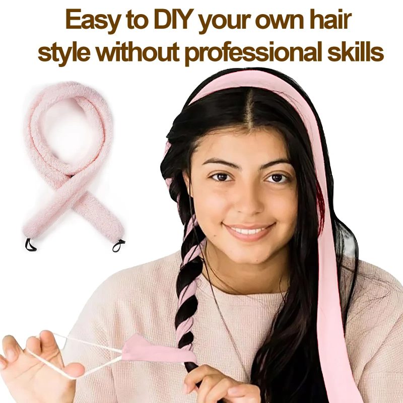 Satin Heatless Hair Curler - Image 2