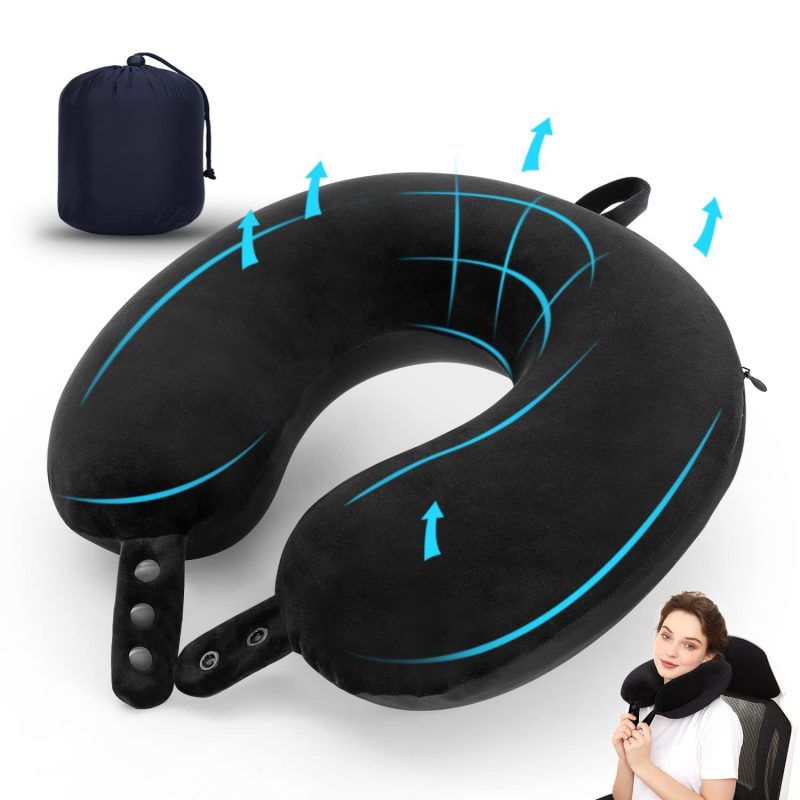 U Shaped Memory Foam Travel Pillow - Image 2