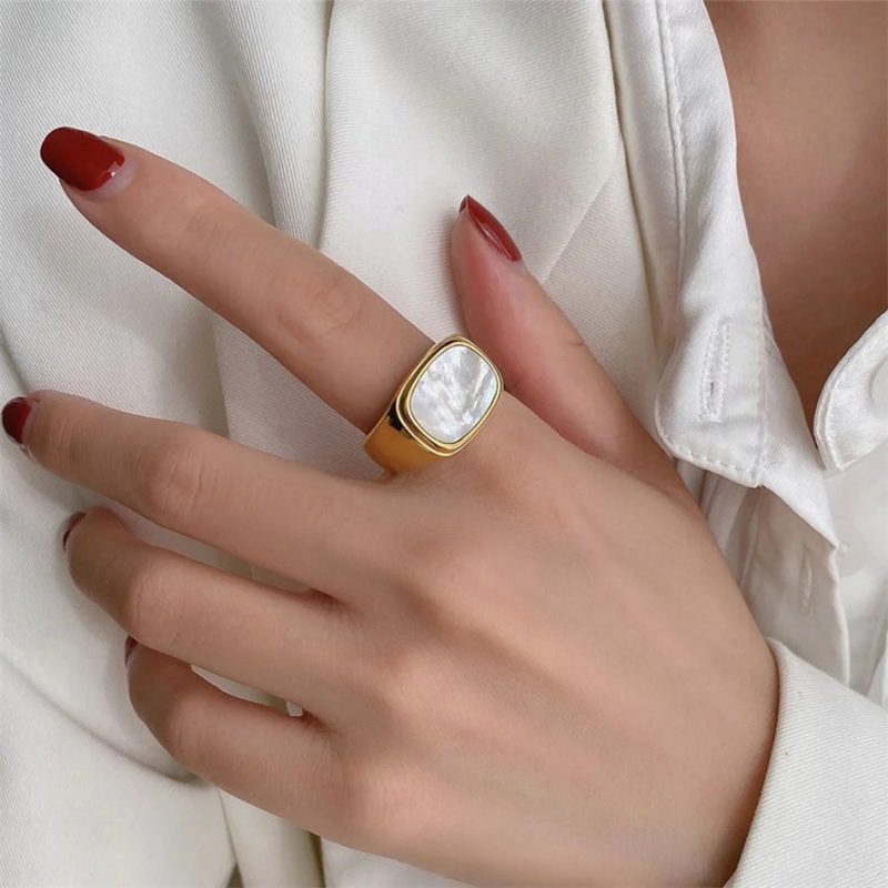 Minimalist Oval Ring