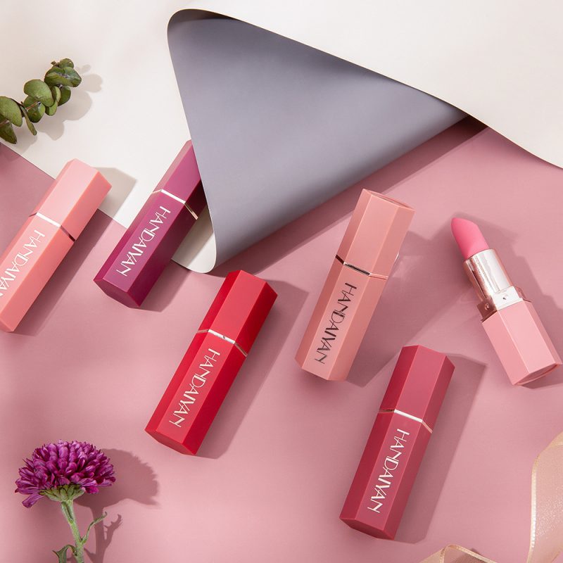 6-color Matte Nourishing Nude Lipstick