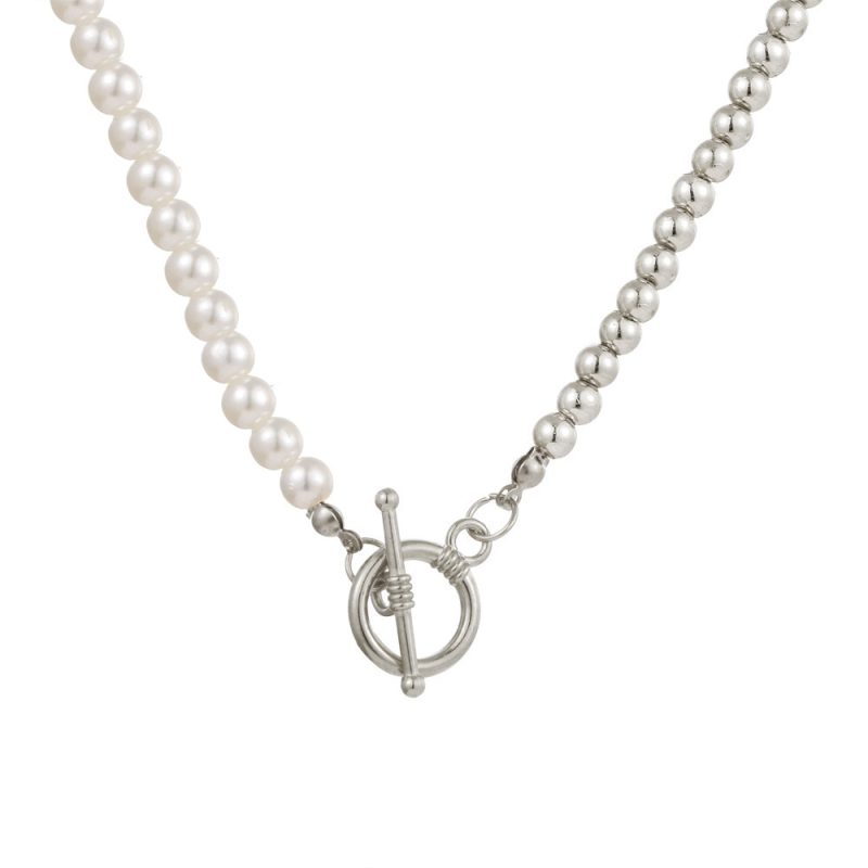Double OT Chain Pendant Necklace - Image 2