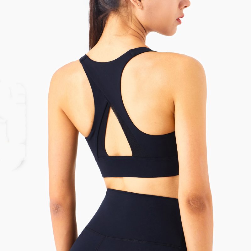 Women's Mesh Stitching Yoga Bra - Image 3