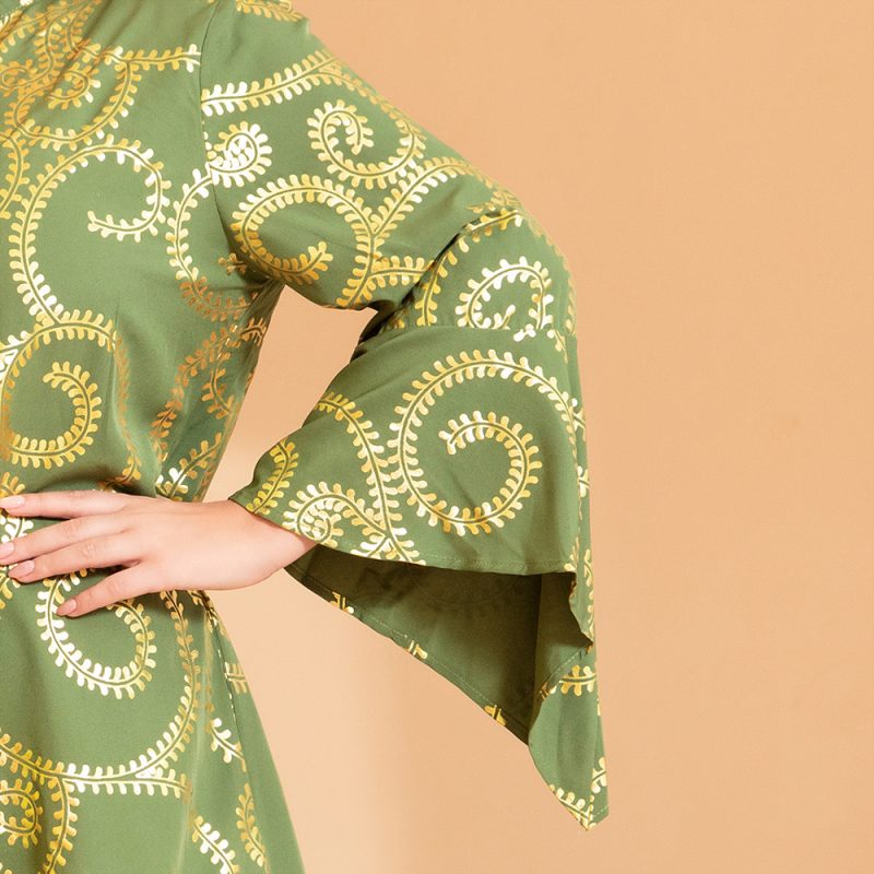Flared Sleeve Plus Size Dresses - Image 7