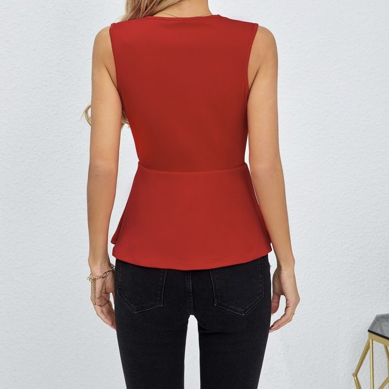 Sleeveless Elegant Top - Image 3