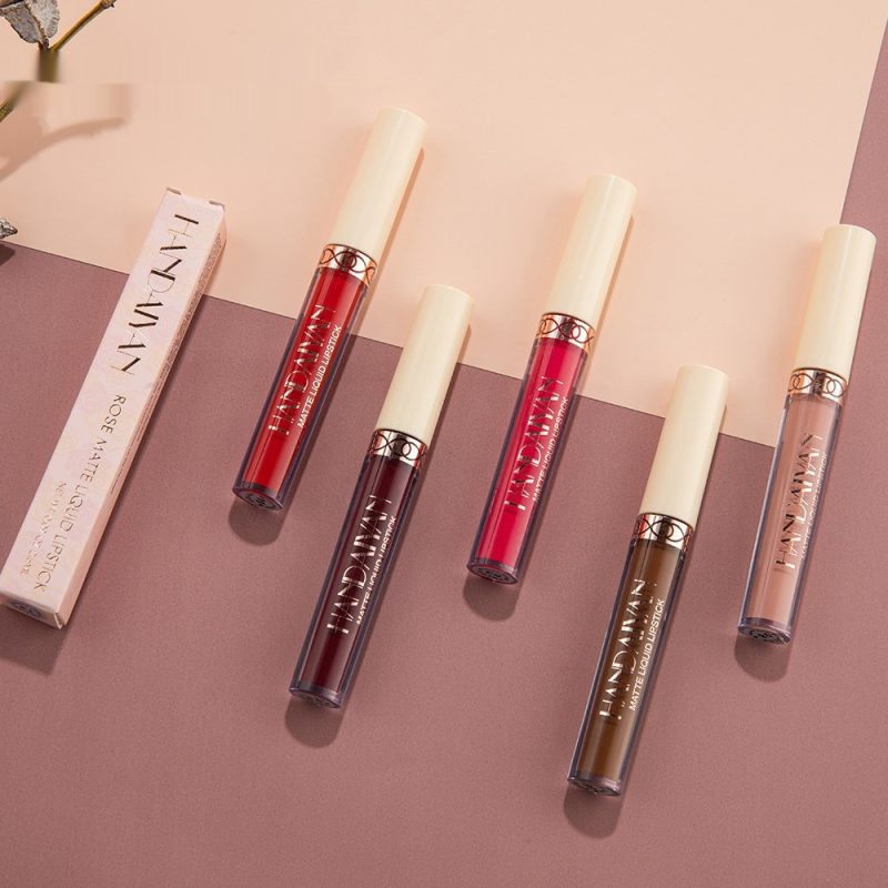 12 Colors Matte Finish Velvet Lip Gloss