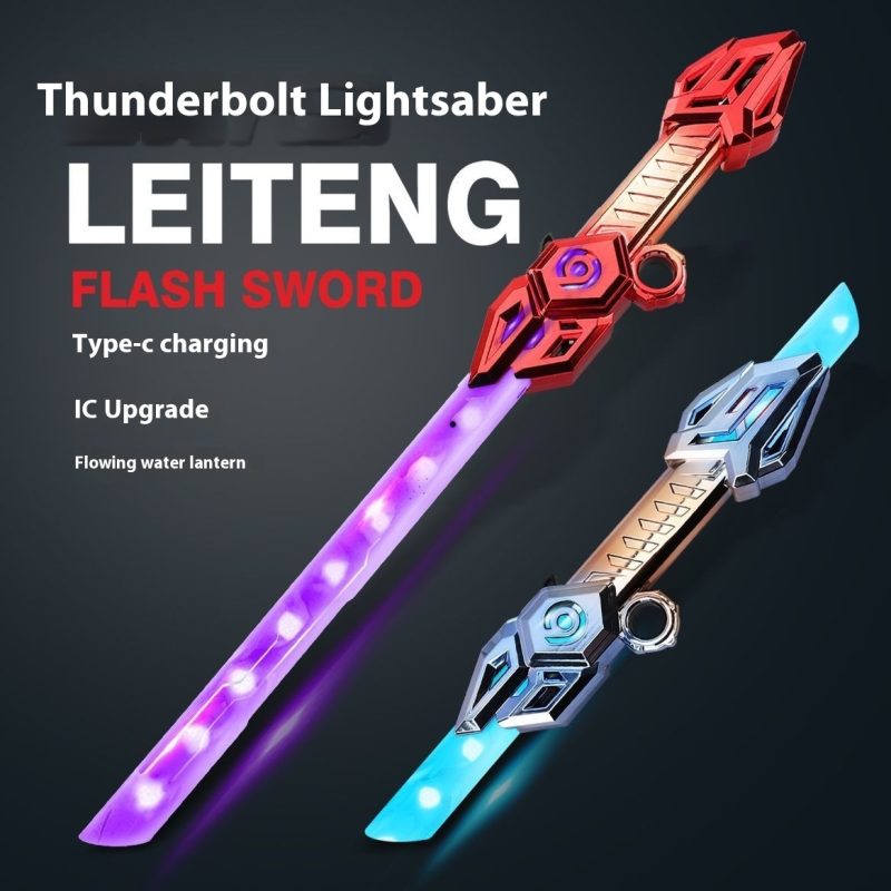 Light Telescopic Laser Sword Stick