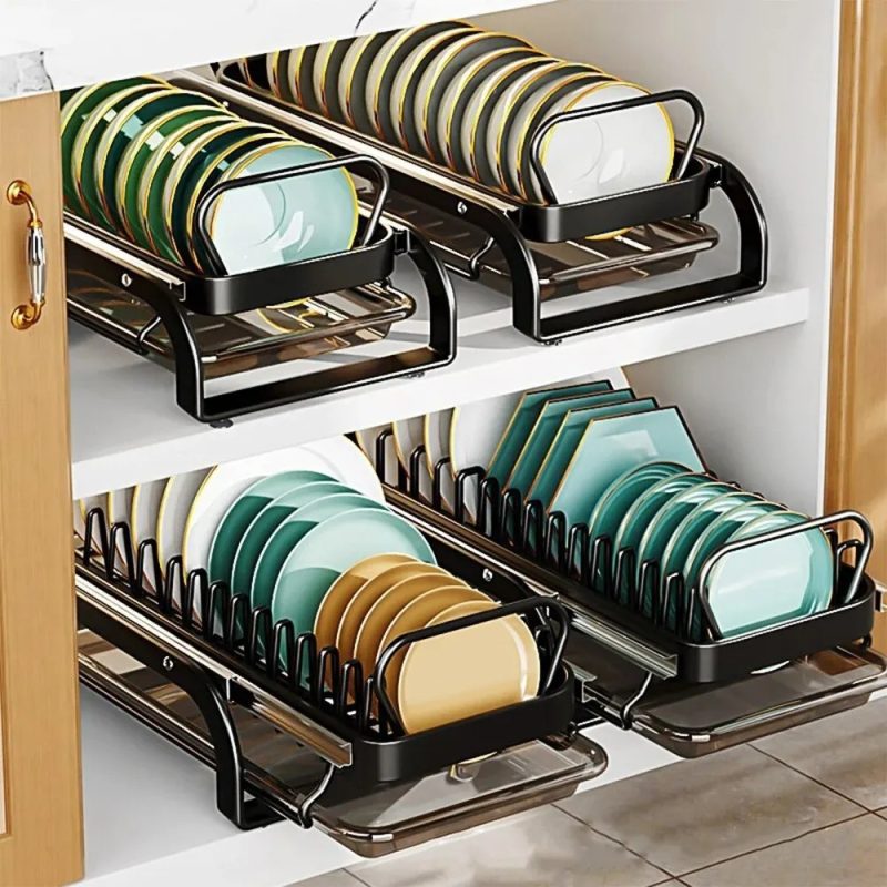 Multi-functional Kitchen Storage Dish Draining Rack