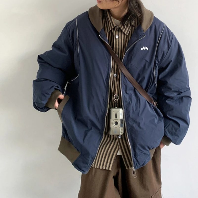 Retro Stand-up Collar Clothes Men