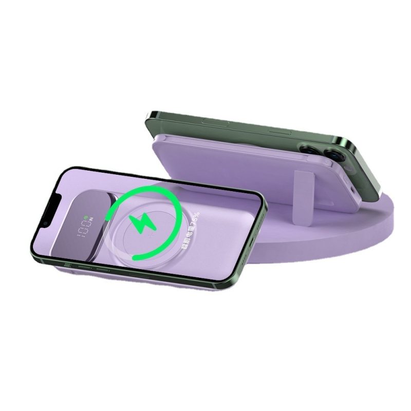 Wireless Magnetic Power Bank With Cable - Image 2