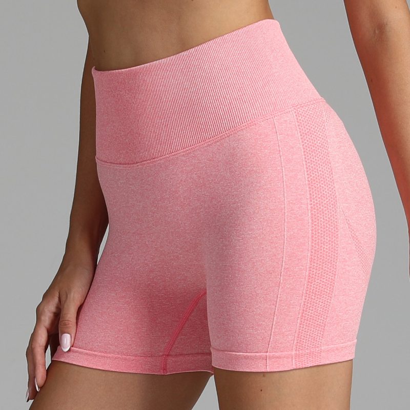 Seamless Hip-Lifting Solid Color Fitness Pants - Image 10