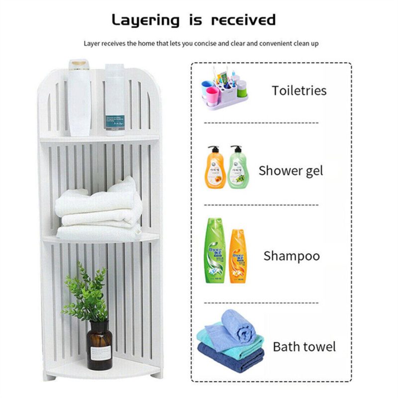 3-Tier Corner Shower Caddy Storage Rack - Image 7