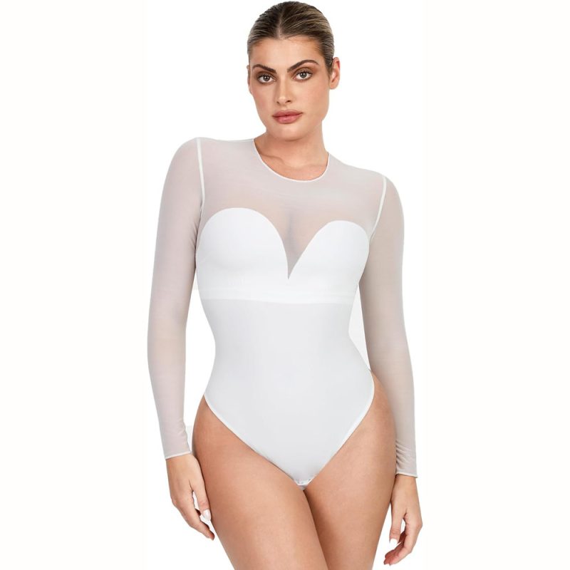 Mesh See-through Corset - Image 2