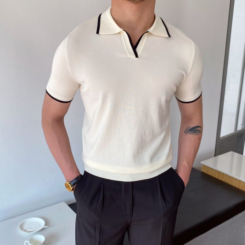 Casual Polo Collar Shirt - Image 6