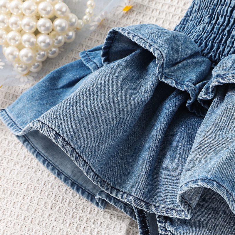 Baby Girl Denim Dress - Image 3