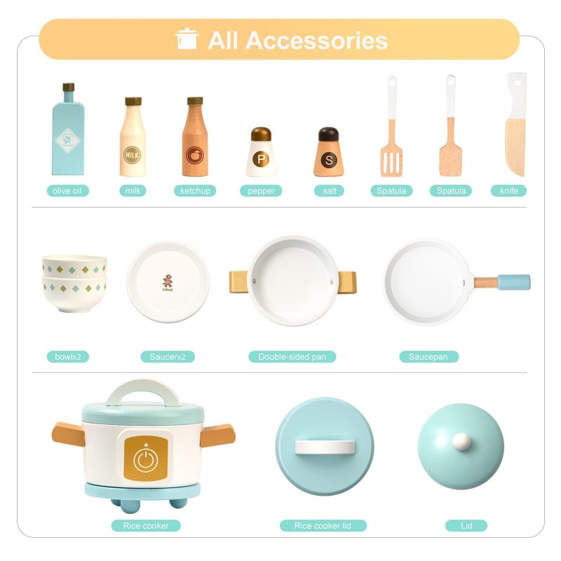 DIY Pretend Kitchen Cooking Toy Set - Image 3