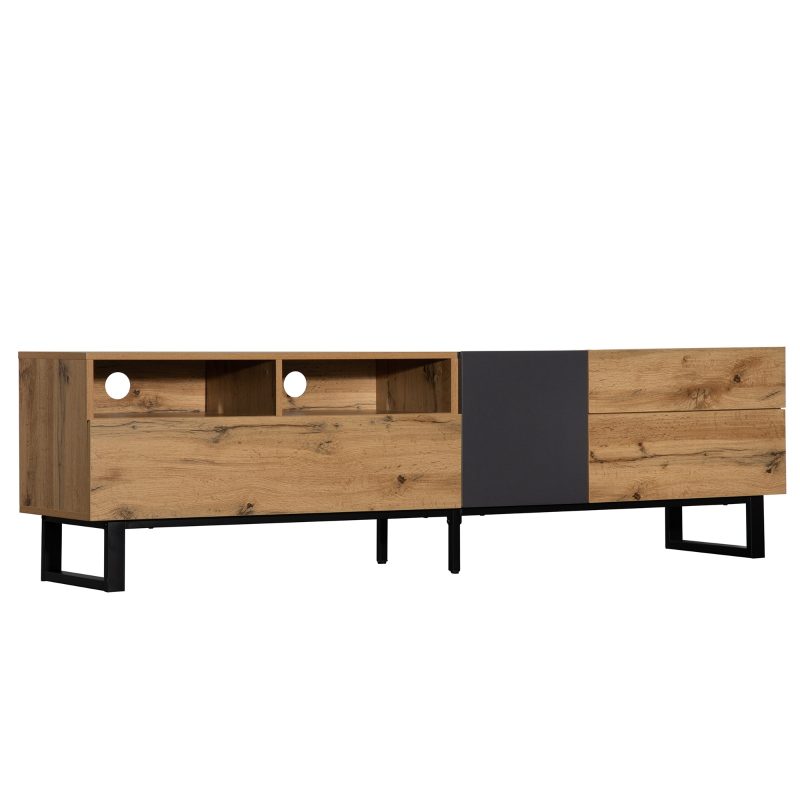 Double Storage Modern TV Stand - Image 4