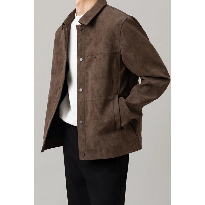 Lightly Mature Short Jacket For Men - Image 5