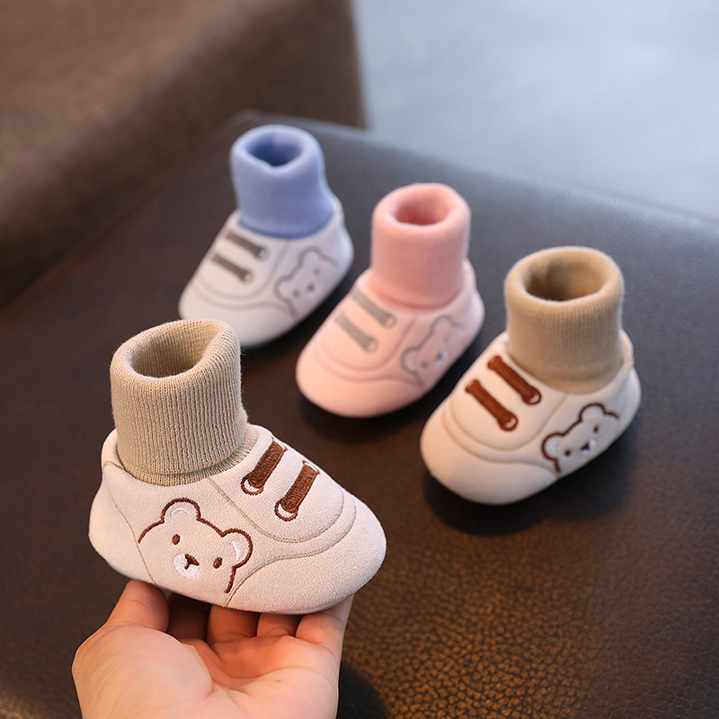 Simple Baby Indoor Bear Non-slip Shoe