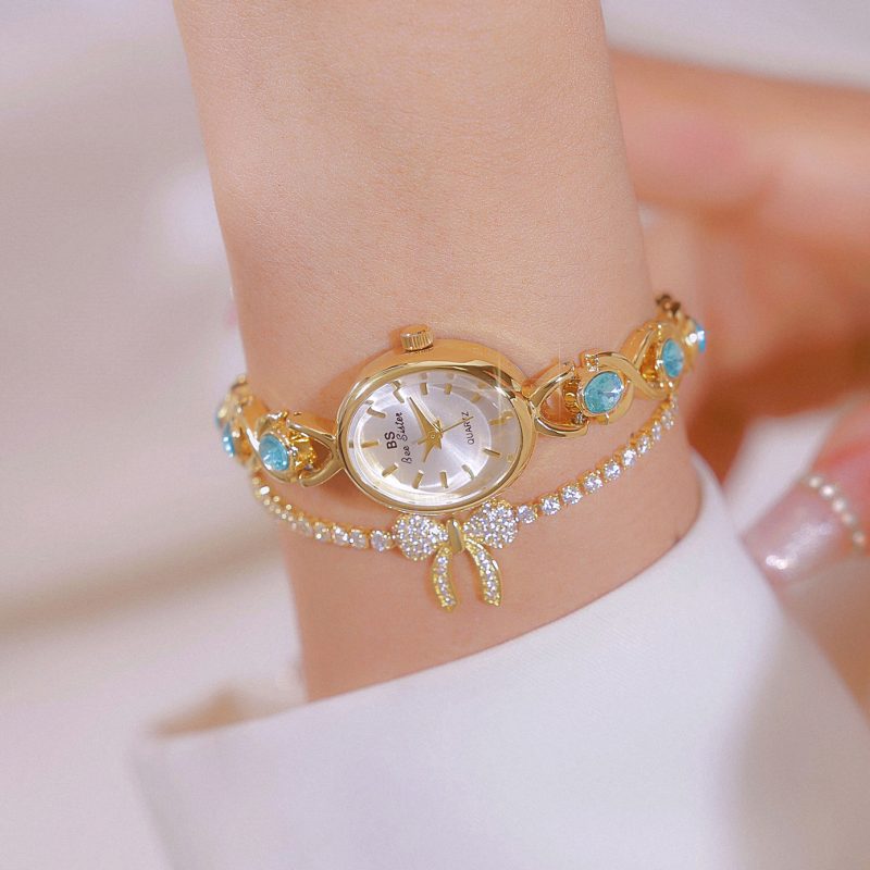 Oval Sapphire Light Luxury Watch - Image 6