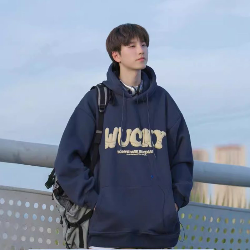 Men's Thin Loose Hoodie