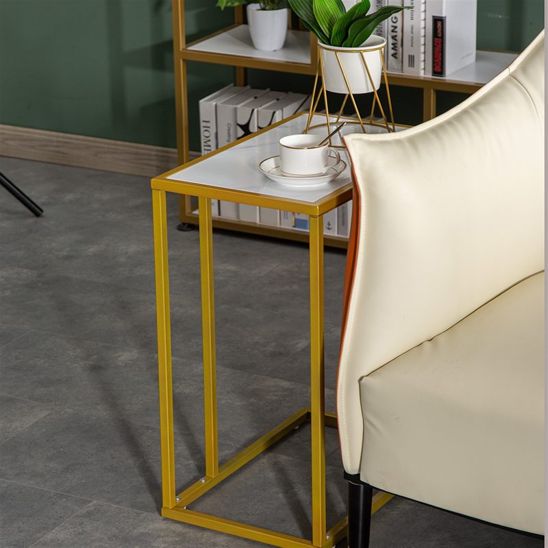 White Marble Side Table - Image 7
