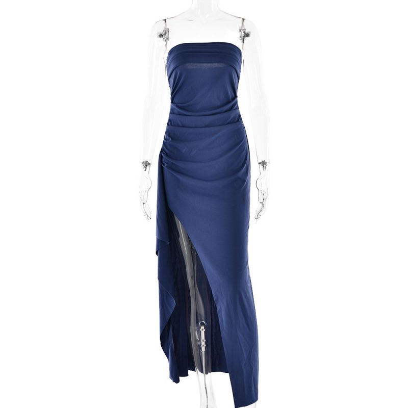 Backless Neck Strapless Evening Long Gown Dress - Image 2