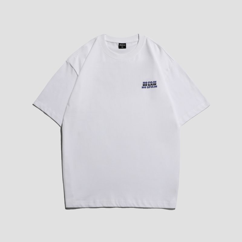 Summer Cotton Letter Print Short-sleeve T-shirt - Image 6