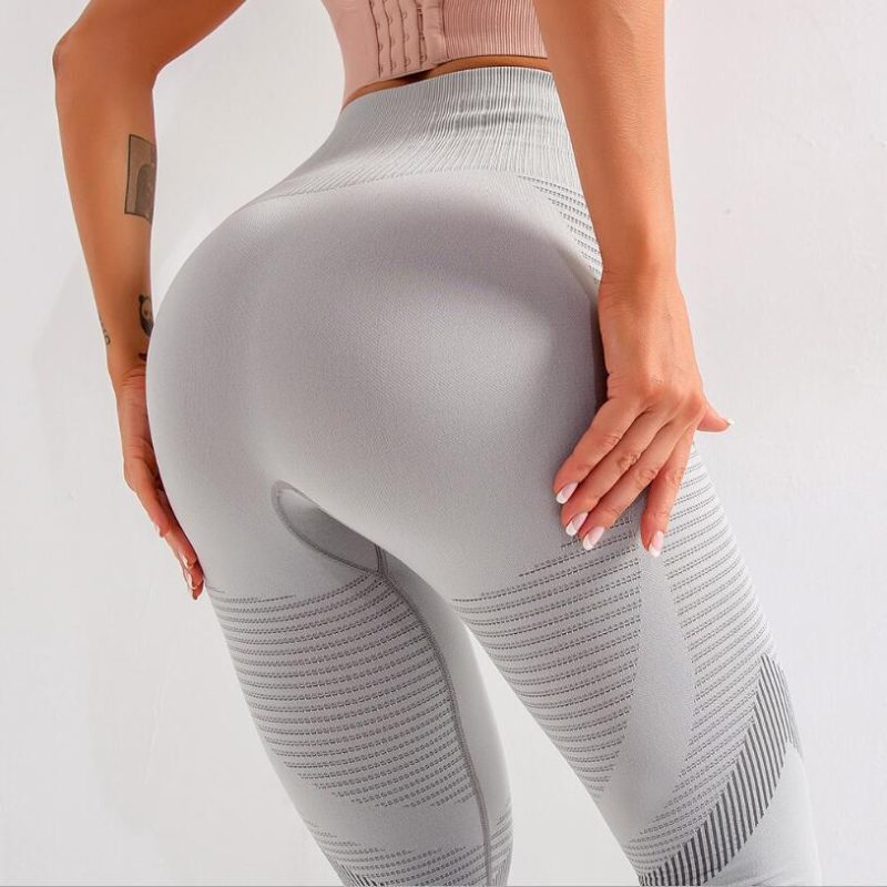 Women Seamless Waist Gym Leggings - Image 4